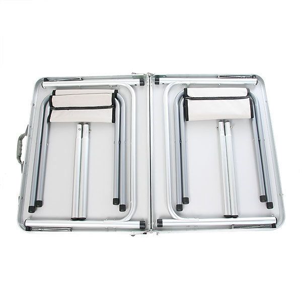 Стол кемпинговый складной и 2 стула, 90*60*70см