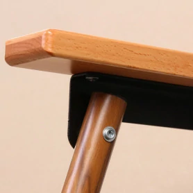 Кресло складное 2-местное с подлокотниками до 160 кг, 113*46*75 см, бежевый, каркас алюминий