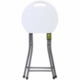 Табурет складной SJ-0052, 33*32*44 см. белый