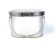 Котелок низкий 2,2 л крышка с ручками Роза Ветров