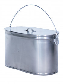 Котел Век с крышкой 4 л овальный