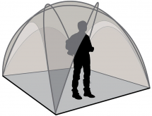 Шатер "Space One" камуфляж, Canadian Camper