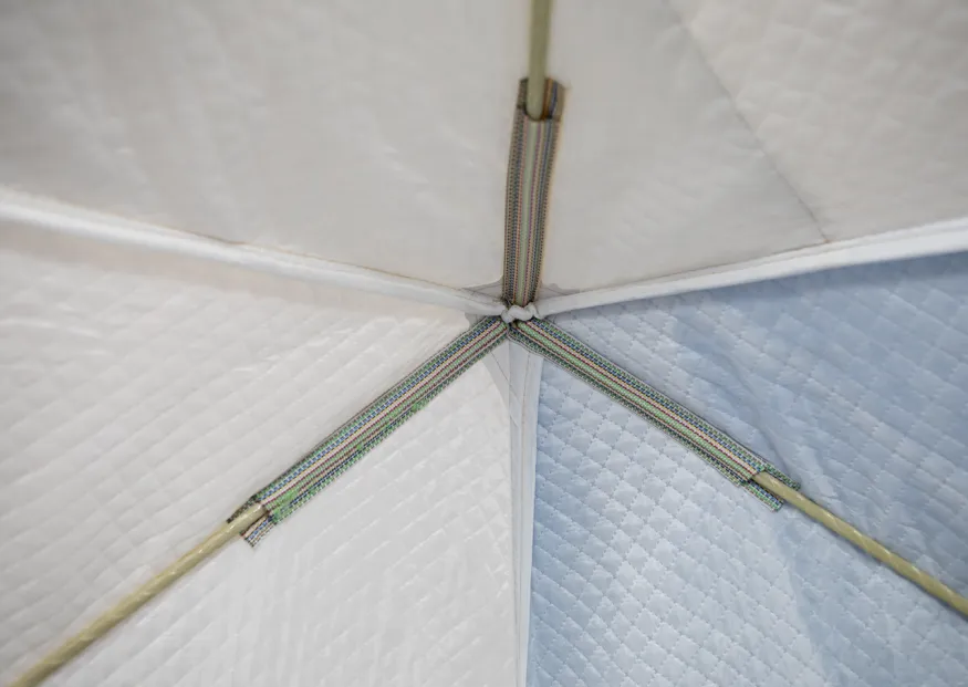 Палатка зимняя КУБ 4 (трехслойная)  дышащая