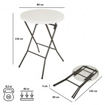 Складной стол бар F081