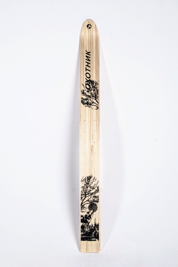 Лыжи ОХОТНИК, дерево, длина 175 см, ширина 150 мм