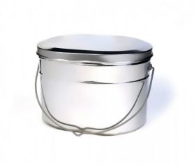 Котелок низкий 9,5 л крышка без ручек Роза Ветров