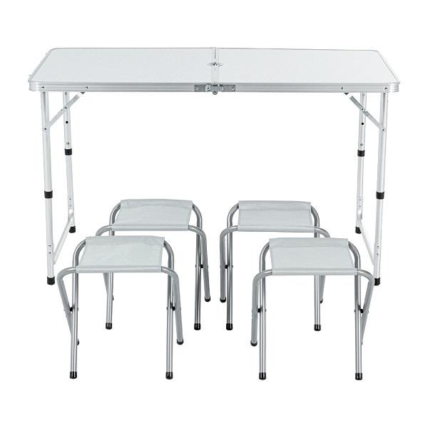 Набор мебели для пикника Green Glade M790-1, мраморный белый, Green Glade