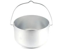 Котелок костровой СЛЕДОПЫТ цилиндрический 6 л, алюминий
