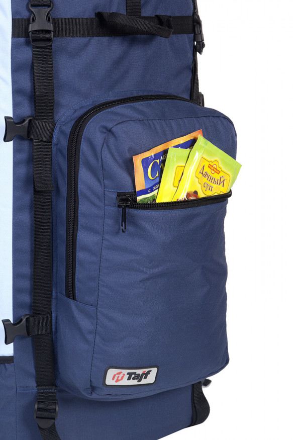 Рюкзак туристический Оптимал 2, серо-красный, 100 л, ТАЙФ