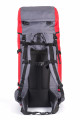 Рюкзак туристический Оптимал 2, серо-красный, 80 л, ТАЙФ