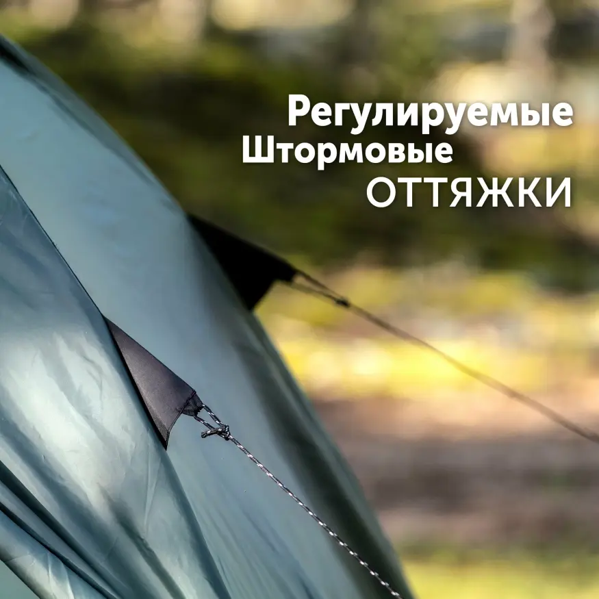Палатка Talberg Scout 2-местная, зеленый цвет