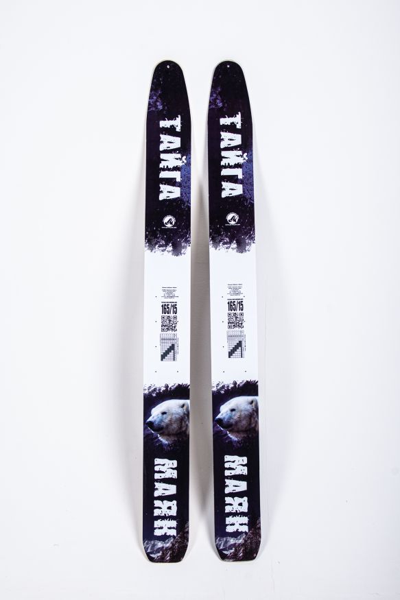 Лыжи Тайга, дерево, длина 175 см, ширина 150 мм