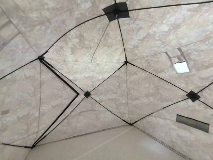 Зимняя палатка Мr.Fisher Лонг 290, камуфляж, композит (трехслойная)