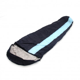Спальный мешок-кокон Следопыт-Comfort, цвет темно-синий, трехслойный