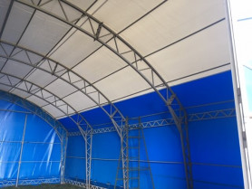 Палатка для ремонта техники АНГАРа - 150 (площадь 150 кв.м.)