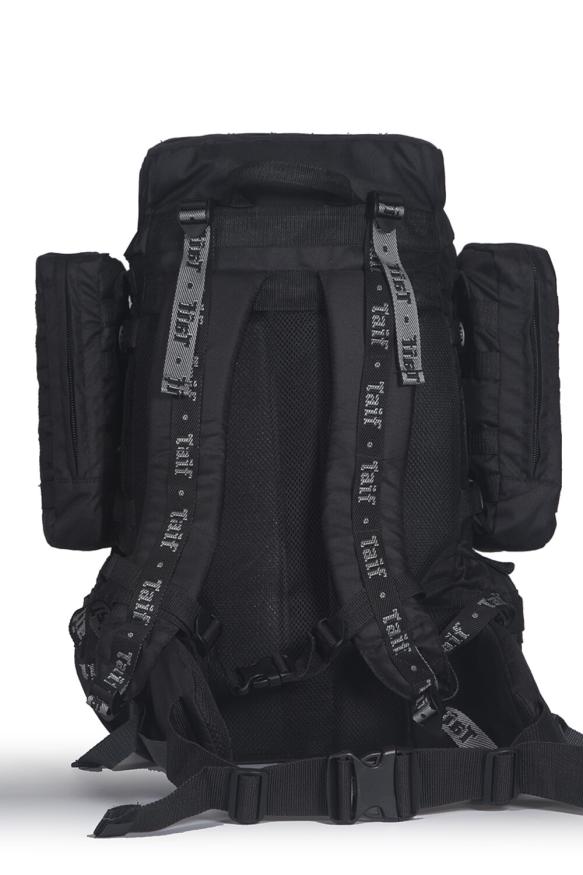 Рюкзак тактический Сармат 3, Оксфорд (рип-стоп), черный-серый, 65 л, ТАЙФ