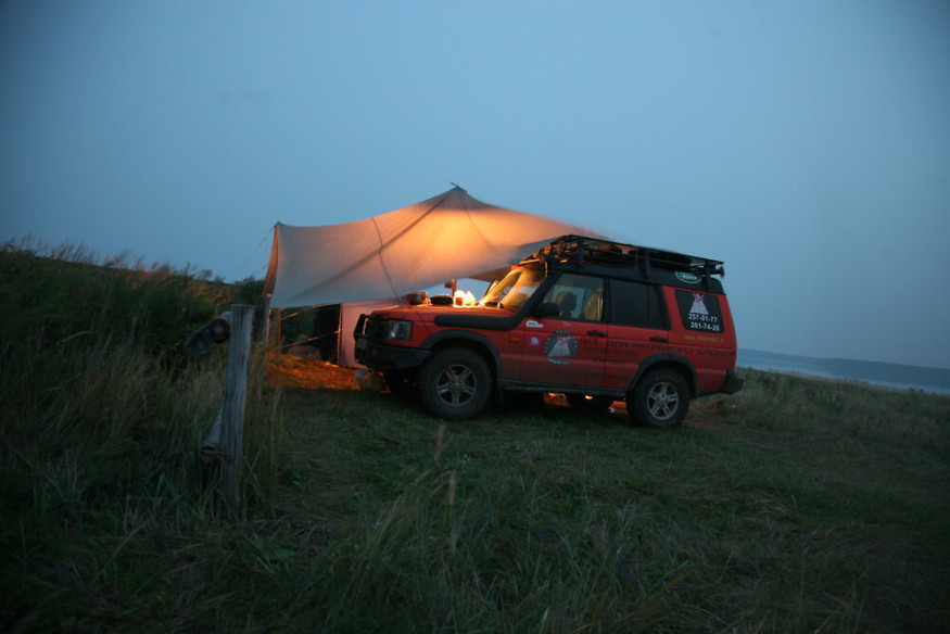 Тент Век 5х4,5 костровой