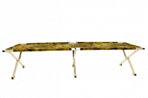 Раскладушка туристическая в чехле Пингвин, 1850х650х400 мм, труба алюминиевая 25х25 мм