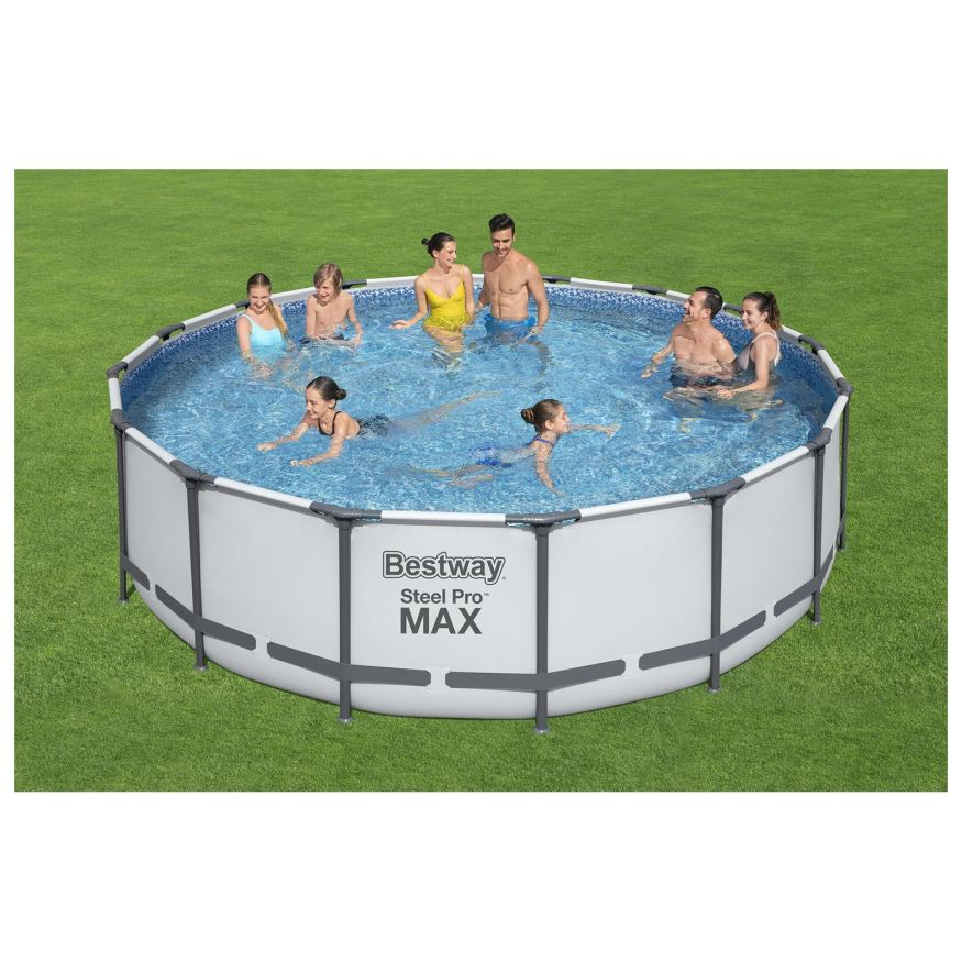 Бассейн каркасный Steel Pro MAX, 488 х 122 см + 3 аксессуара