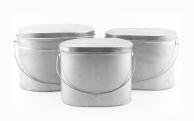 Набор из 3-х низких котелков 4;5;6,5 л "Матрешка" (титан) Роза Ветров