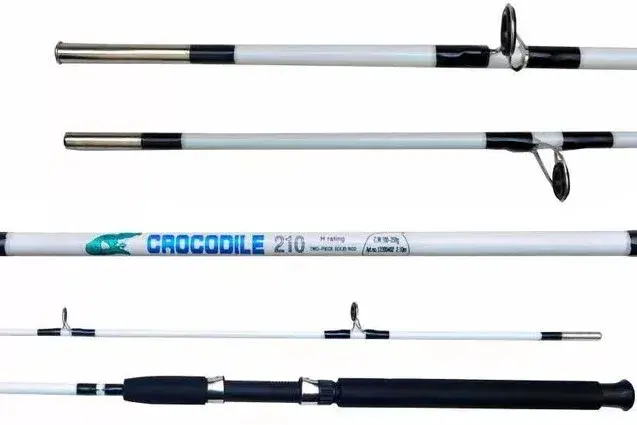 Спиннинг стеклопластиковый резьбовой Crocodile 1,8 м