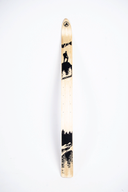 Лыжи Лесные, дерево-пластик, длина 185 см, ширина 11 см