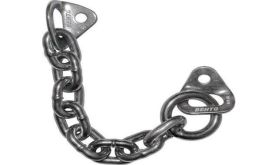 Шлямбурные уши с кольцом и цепью д.10 мм оцинковка