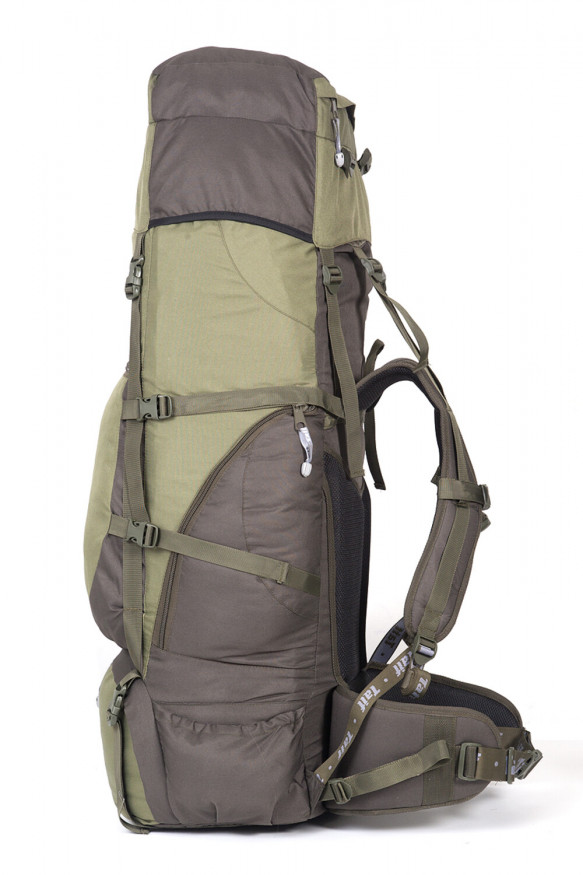 Рюкзак туристический Хальмер 3, с латами, олива, 120 л, ТАЙФ