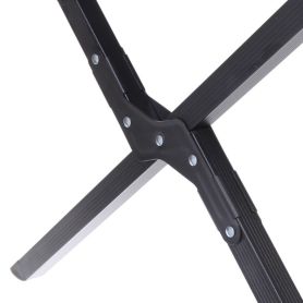 Стол кемпинговый складной, 114*59*43 см, цвет: чёрный, каркас алюминий