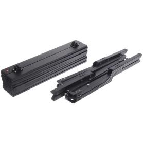 Стол кемпинговый складной, 114*59*43 см, цвет: чёрный, каркас алюминий