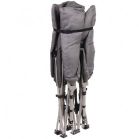 Раскладушка кемпинговая складная 188*66*41 см, серая