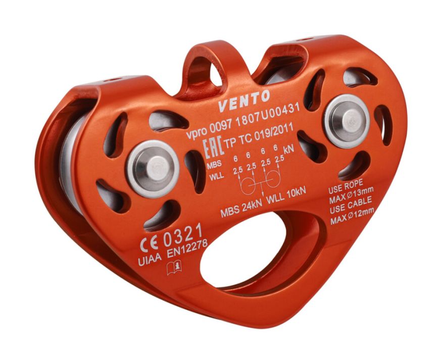 Блок-ролик Венто Tandem дюраль с подшипником