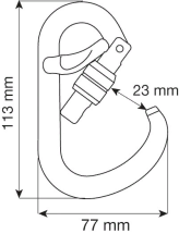 Карабин HMS Belay Lock, CAMP