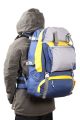 Рюкзак туристический Кайтур 2, синий-желтый, 65 л, ТАЙФ