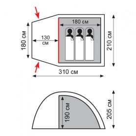 Палатка Apache 3 v2, Totem