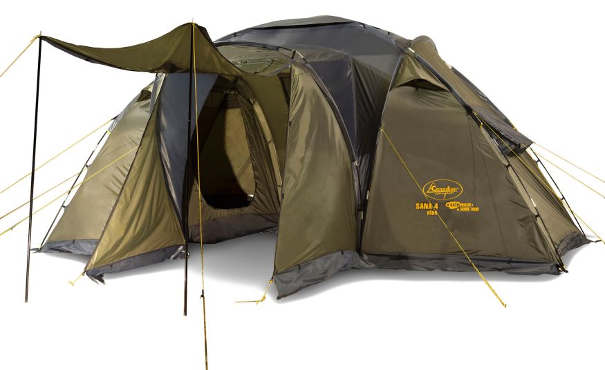 Палатка Canadian Camper SANA 4 PLUS, цвет forest