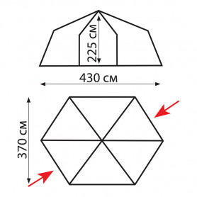 Шатер &amp;quot;Mosquito Lux Green&amp;quot; v2, Tramp