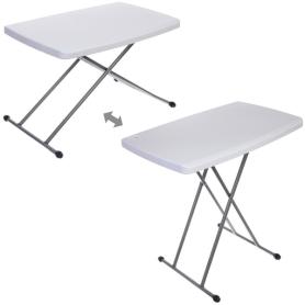 Стол кемпинговый складной KL-75, 75x50x35-73 см