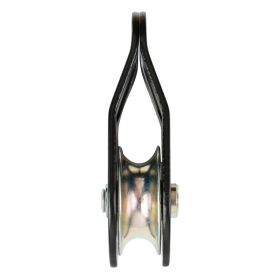 Блок-ролик одинарный с подшипником сталь 0402, Вертикаль