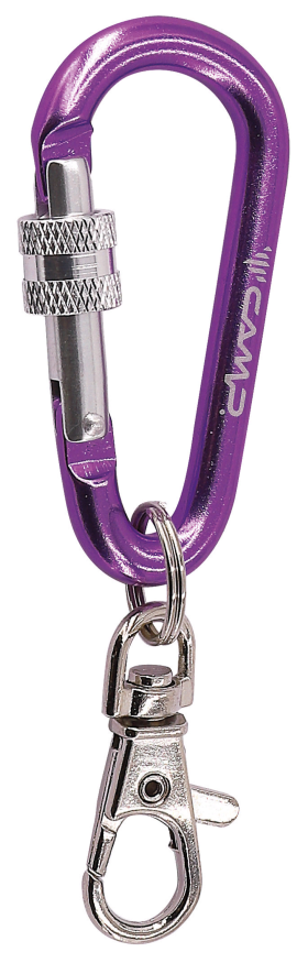 Карабин вспомогательный 80 mm &amp;quot;D&amp;quot; shape with screw, CAMP