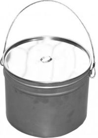 Котел Век круглый с крышкой 6л