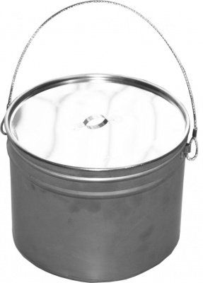 Котел Век круглый с крышкой 8л