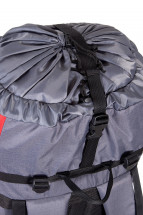 Рюкзак туристический Оптимал 2, серо-красный, 60 л, ТАЙФ